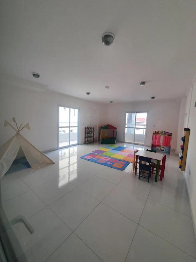 Apto Com Vista Mar E Sacada Gourmet Praia Grande  Eksteriør bilde